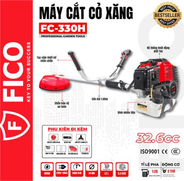 Máy cắt cỏ xăng FICO FC-330H