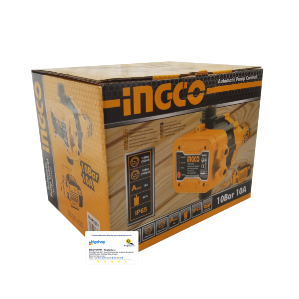 Máy Rờ Le Bơm Nước Tự Động Bằng Áp Suất INGCO WAPS001