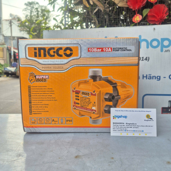 Máy Rờ Le Bơm Nước Tự Động Bằng Áp Suất INGCO WAPS001