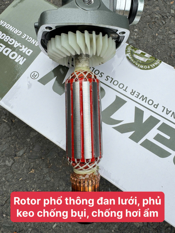 Máy mài công tắc trượt 800W Dekton DK-AG800X