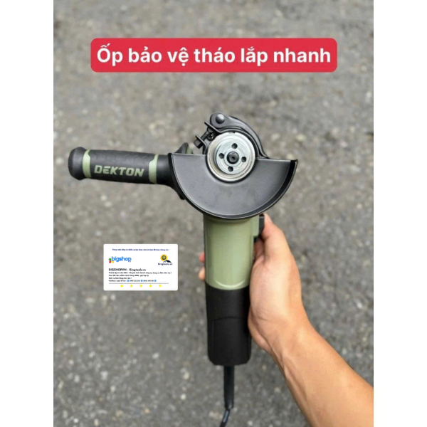 Máy mài công tắc trượt 900W Dekton DK-AG900XR