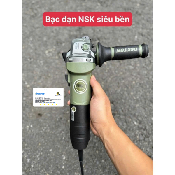 Máy mài công tắc trượt 900W Dekton DK-AG900XR