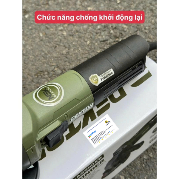 Máy mài công tắc trượt 900W Dekton DK-AG900XR