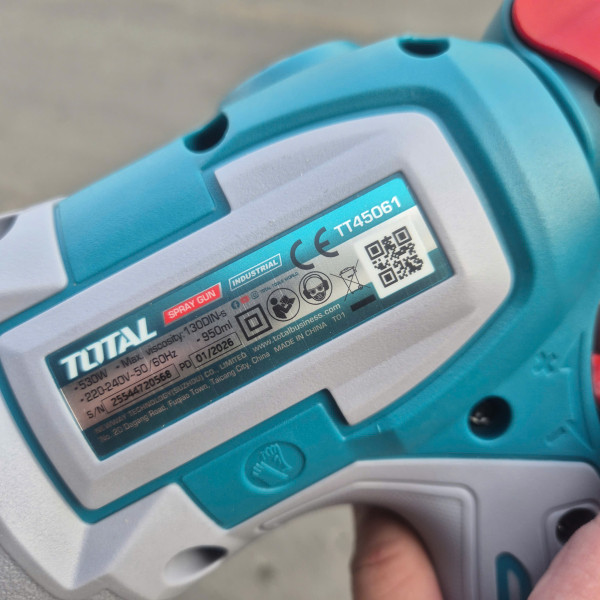 Máy Phun Sơn TOTAL TT45061 (CS 530W, bình 1000ml)