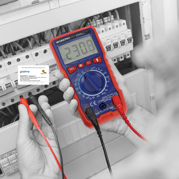 Đồng hồ đo điện vạn năng, Ampe kìm kỹ thuật số Workpro WP295005