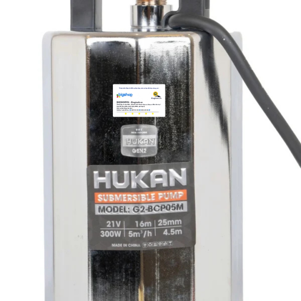 Máy Bơm Chìm Pin 21V HUKAN G2-BCP05M (Thân máy)