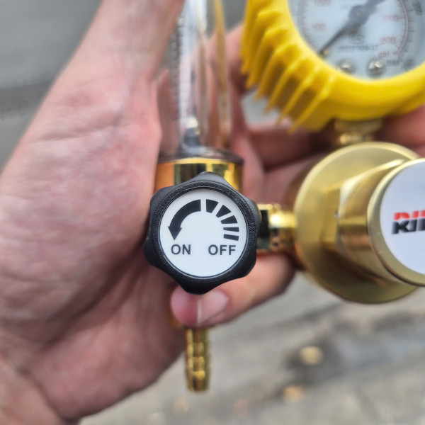 Đồng hồ đo khí Argon RILAND AR-819 dành cho máy hàn TIG