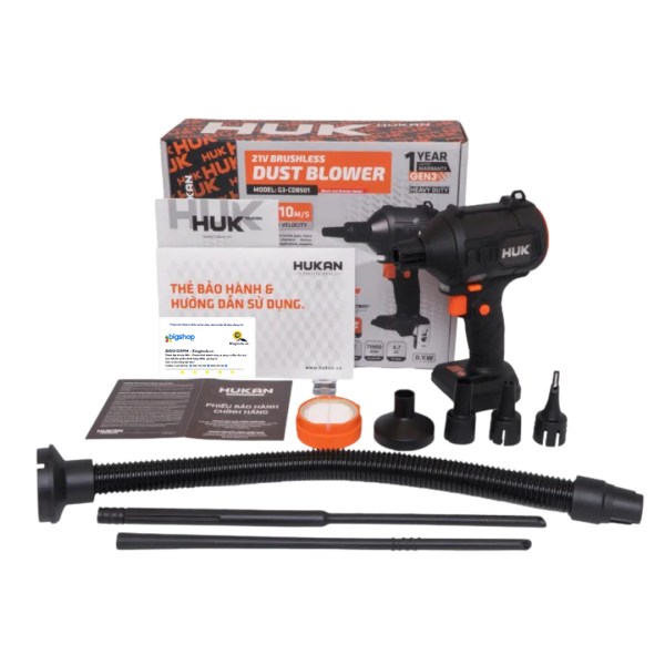 Thân máy thổi bụi dùng pin 21V HUKAN G3-CDB501