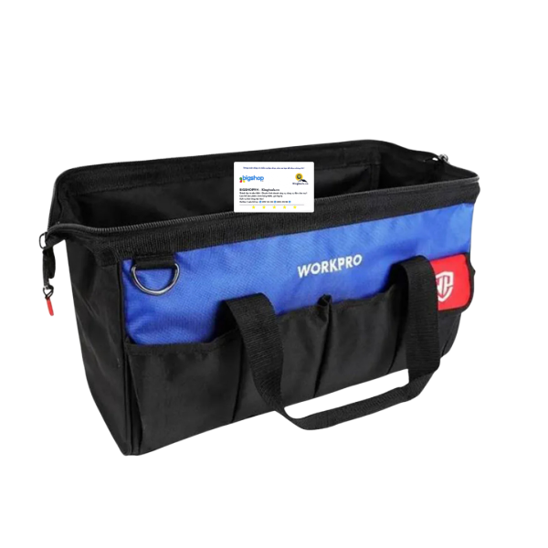 Túi đựng dụng cụ bằng vải dệt, kích thước 445mm (18 inches) Workpro WP281002