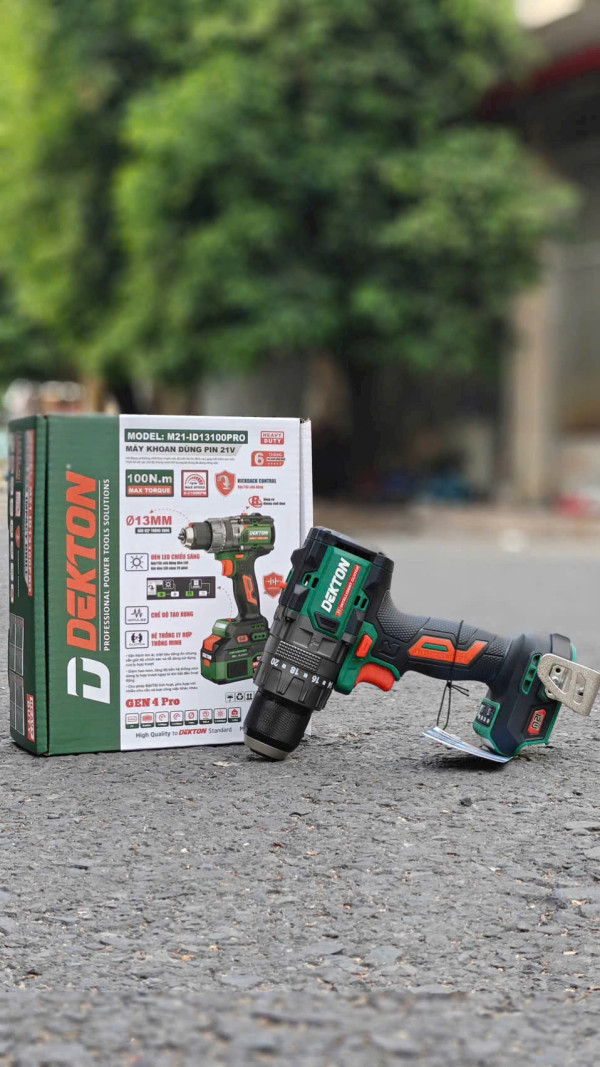 Máy khoan pin 3 chức năng DEKTON M21-ID13100PRO / M21-ID13100XPRO