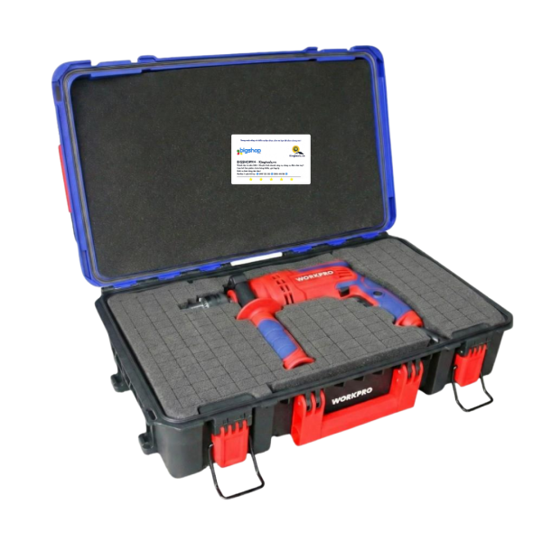 Hộp đựng dụng cụ bằng nhựa, có thể xếp chồng Workpro WP283030