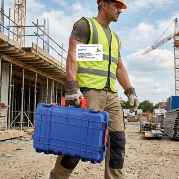 Hộp đựng dụng cụ bằng nhựa, có thể xếp chồng Workpro WP283030