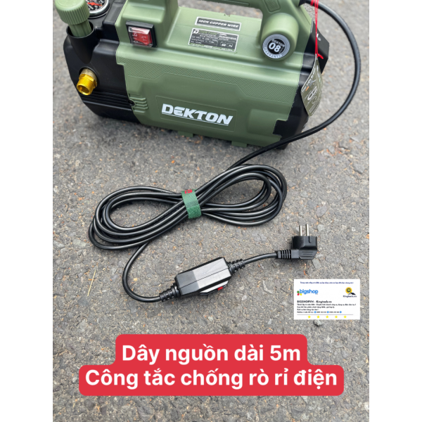 Máy xịt rửa xe mini DEKTON DK-RX3001XPLUS, CS 1350W