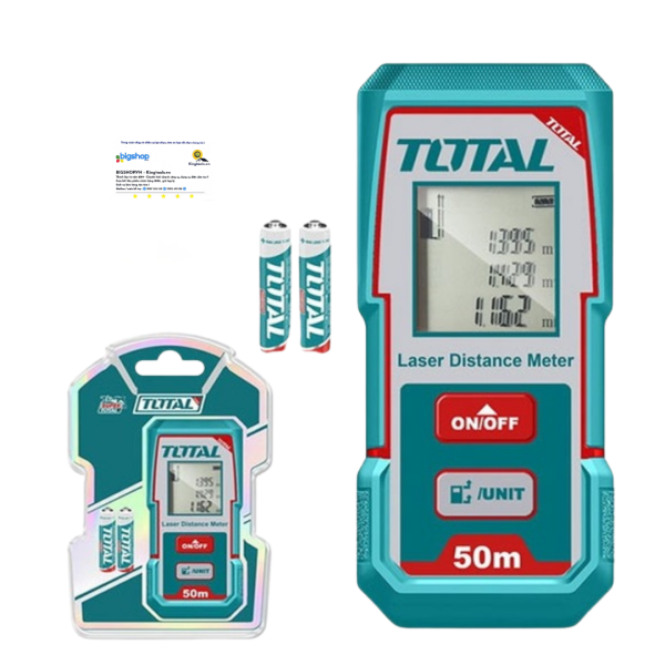 Máy đo khoảng cách tia laser Total TMT55016, 50m