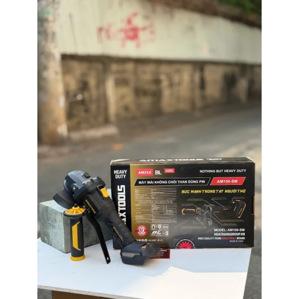 Máy mài góc dùng pin 21V AMAXTOOLS AM125CS-SM (Thân máy)