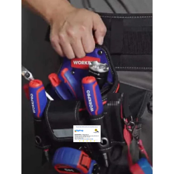 Túi đựng dụng cụ xây dựng, đeo hông Workpro WP281072