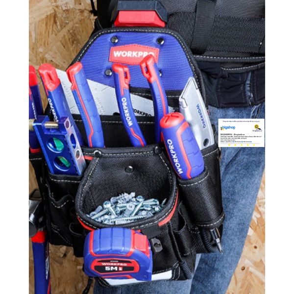 Túi đựng dụng cụ xây dựng, đeo hông Workpro WP281072