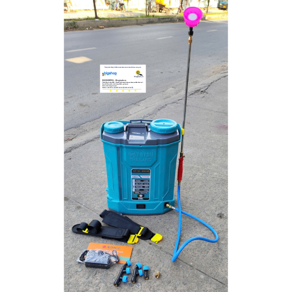 Bình xịt điện 20L có đảo thuốc TATSU TS20A8R