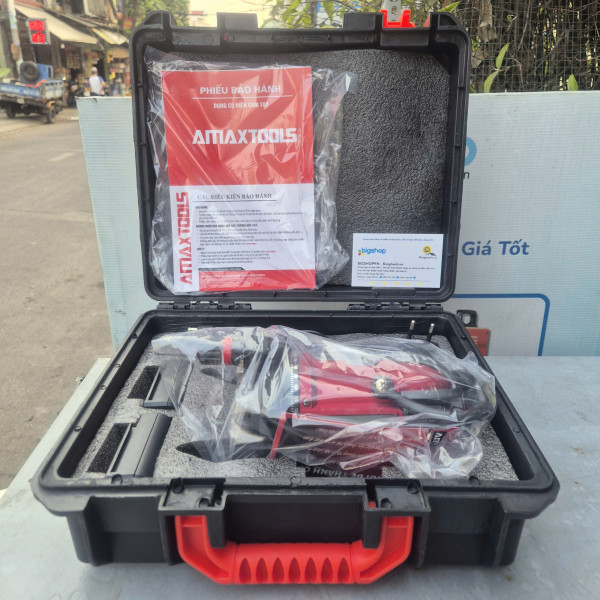 Máy cân bằng laser 5 tia xanh AMAXTOOLS ALZ-6651