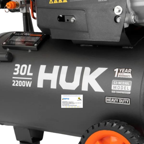 Máy nén khí có dầu 30L HUKAN G3-NCD30L (GEN 3, CS 2200W)