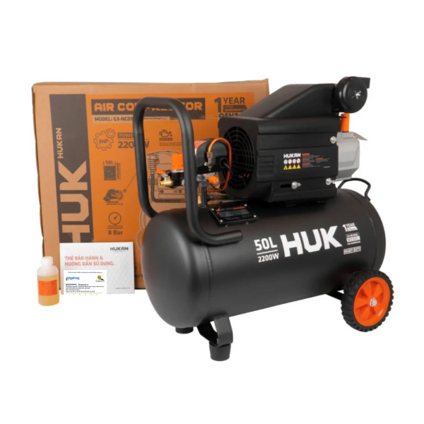 Máy nén khí có dầu 50L HUKAN G3-NCD50L (GEN 3, CS 2200W)