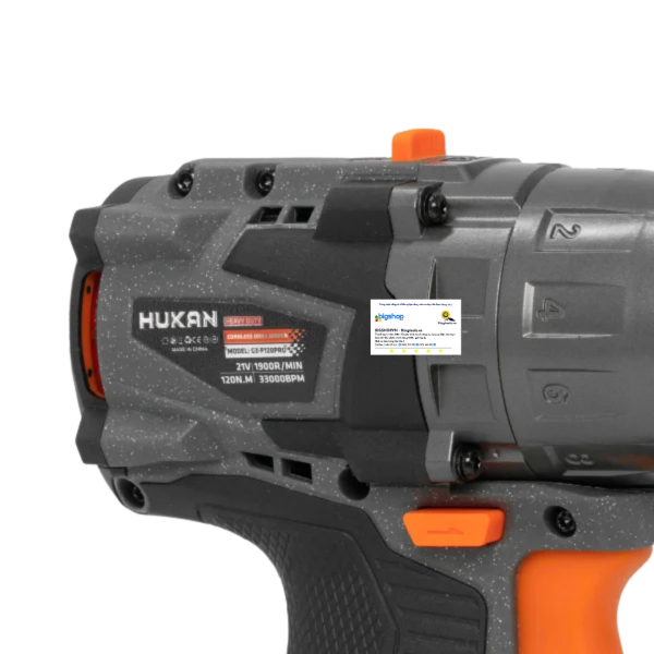 Máy khoan pin 21V HUKAN G3-F120PRO (GEN 3, 120Nm)