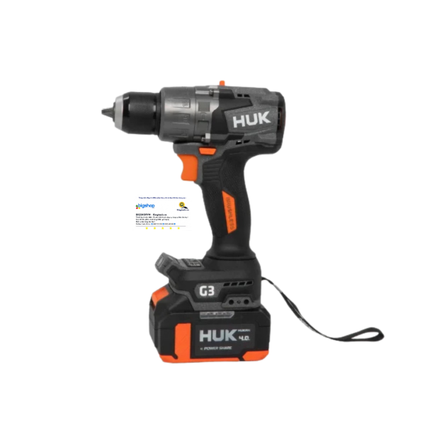 Máy khoan pin 21V HUKAN G3-F120PRO (GEN 3, 120Nm)