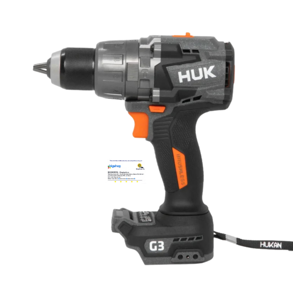 Máy khoan pin 21V, 3 chức năng HUKAN G3-F200LUX (GEN 3, 200Nm)
