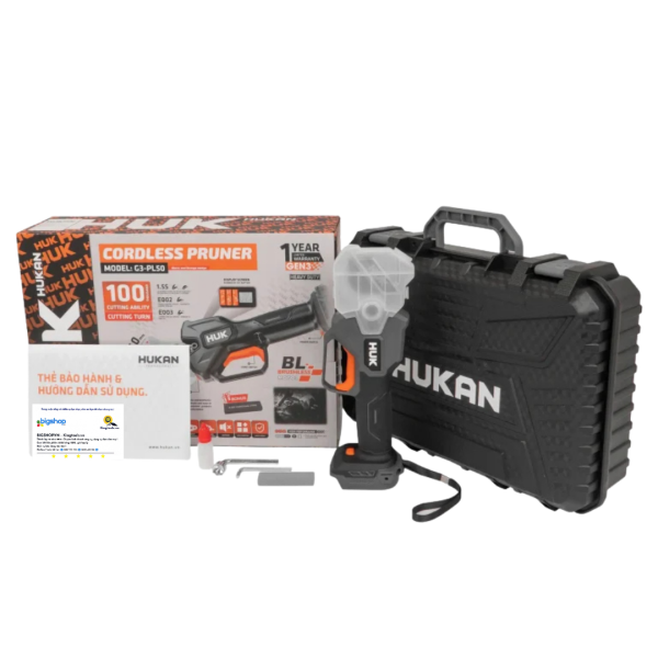 Máy cắt cành dùng pin 21V HUKAN G3-PL50 (GEN 3, cắt 50mm) - Thân máy