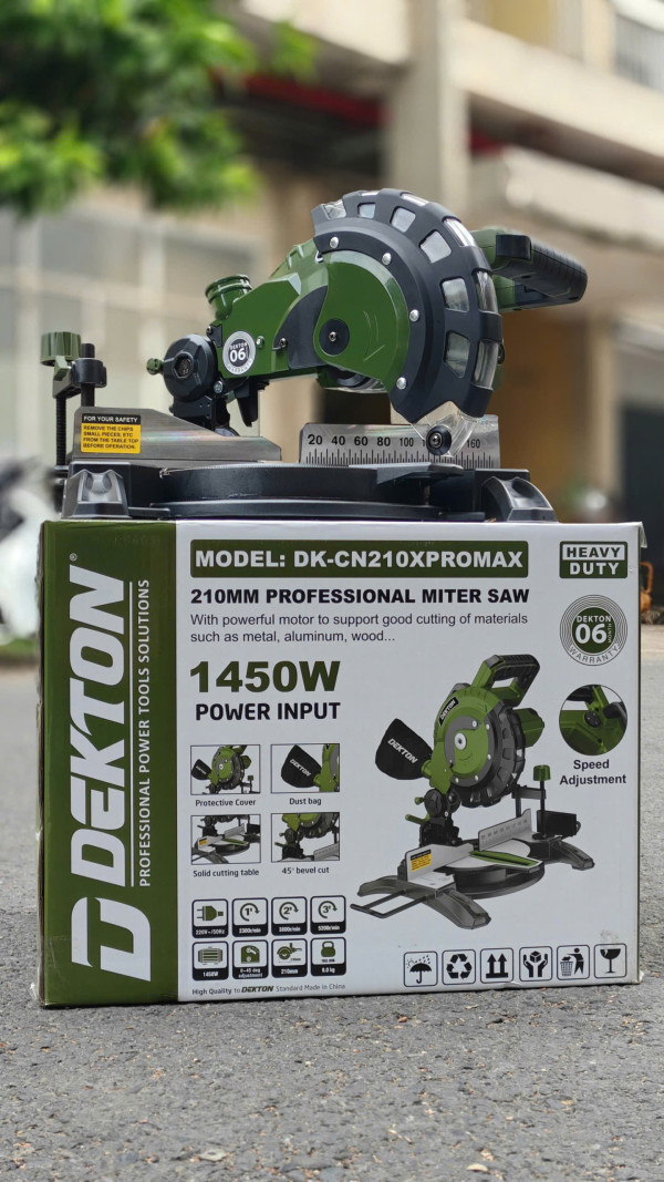 Máy cắt nhôm gỗ đa năng DEKTON DK-CN210XPROMAX – CS 1450W