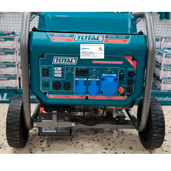 Tổ máy phát điện xăng biến tần 11kW TOTAL TP3120006