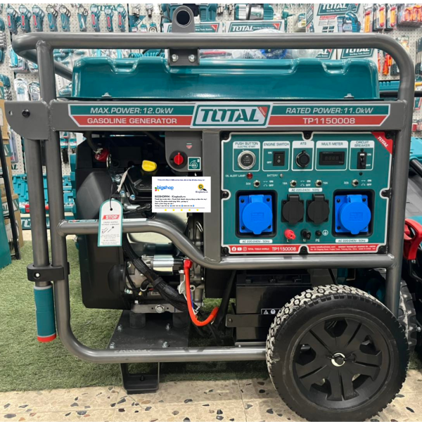 Tổ máy phát điện xăng biến tần 12kW TOTAL TP1150008