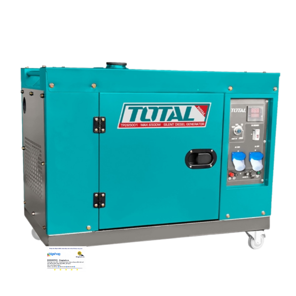 Tổ máy phát điện dùng dầu diesel 6.5kW TOTAL TP265001-1