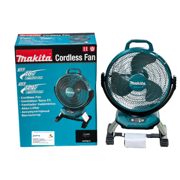 Quạt dùng pin MAKITA DCF301Z (18V/14.4V/AC) - Chưa bao gồm pin, sạc