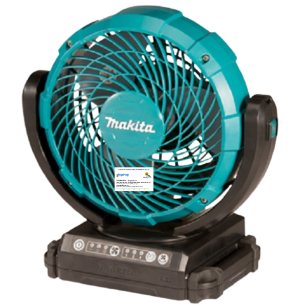 Quạt dùng pin Makita DCF102Z (18V, 180mm) - Chưa bao gồm pin, sạc