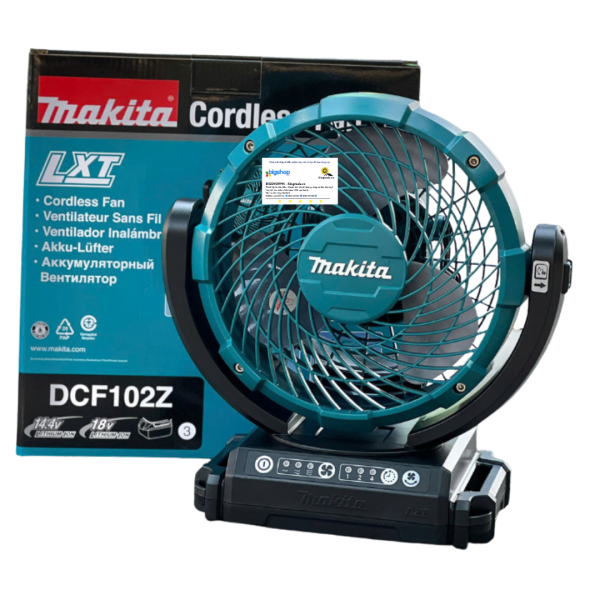 Quạt dùng pin Makita DCF102Z (18V, 180mm) - Chưa bao gồm pin, sạc