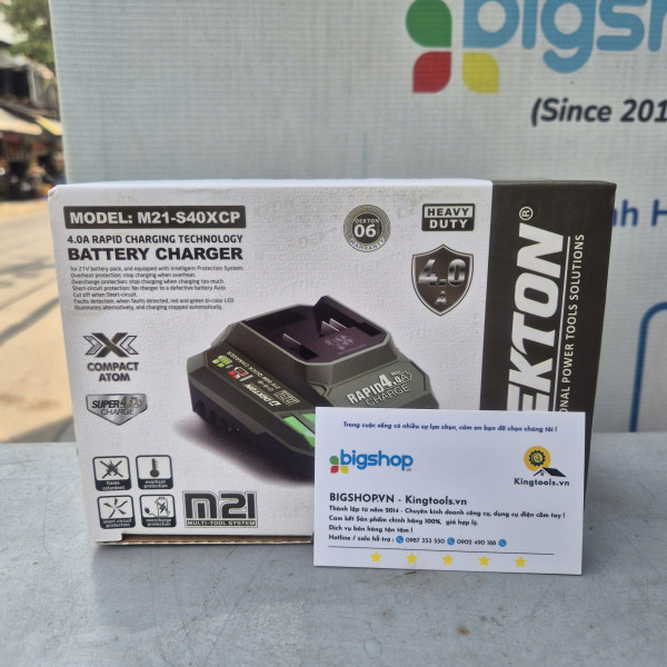 Sạc pin nhanh 21V/4.0Ah DEKTON M21–S40XCP