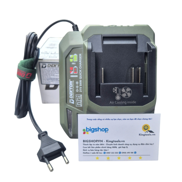 Sạc pin nhanh 21V/4.0Ah DEKTON M21–S40XCP