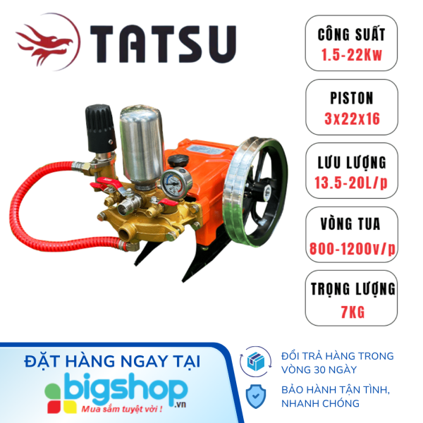 Đầu phun áp lực 1.0HP TATSU TS122J (TS22J)