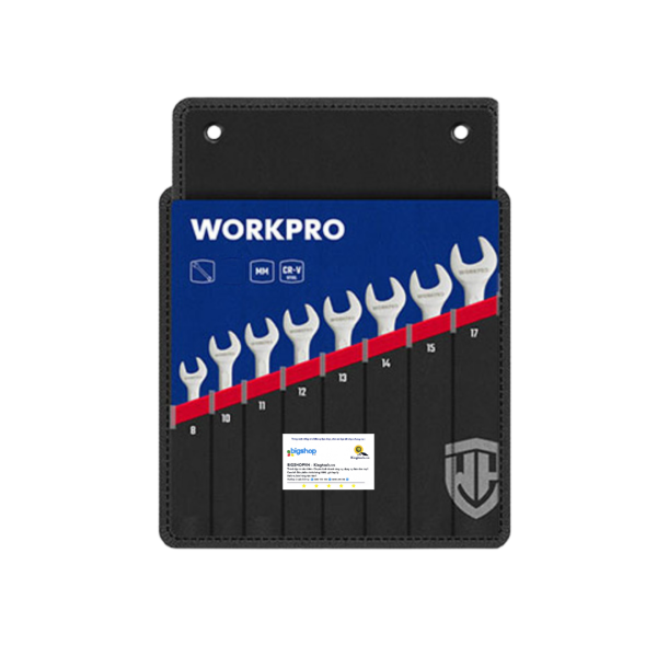 Bộ cờ lê vặn có răng 8 cái Workpro WP202521