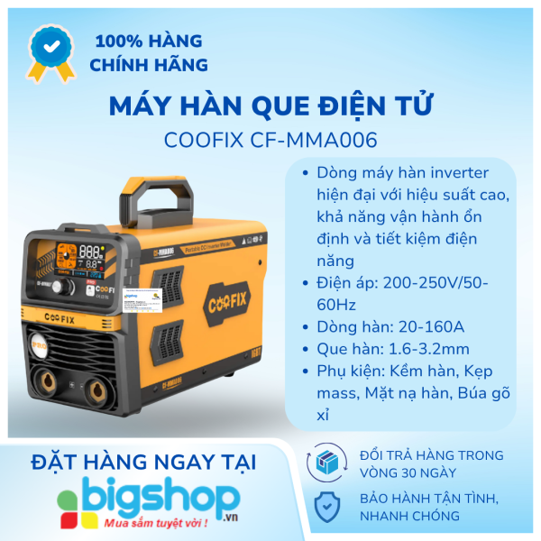 Máy hàn que điện tử Coofix CF-MMA006