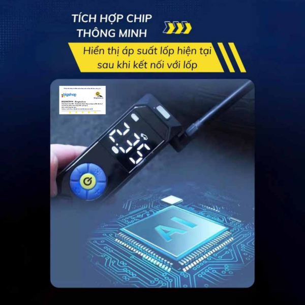 Máy Bơm Lốp Ô Tô Không Dây Michelin 3325