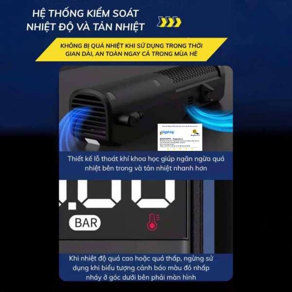 Máy Bơm Lốp Ô Tô Không Dây Michelin 3325