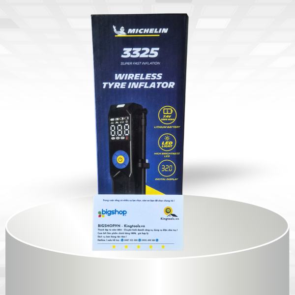 Máy Bơm Lốp Ô Tô Không Dây Michelin 3325