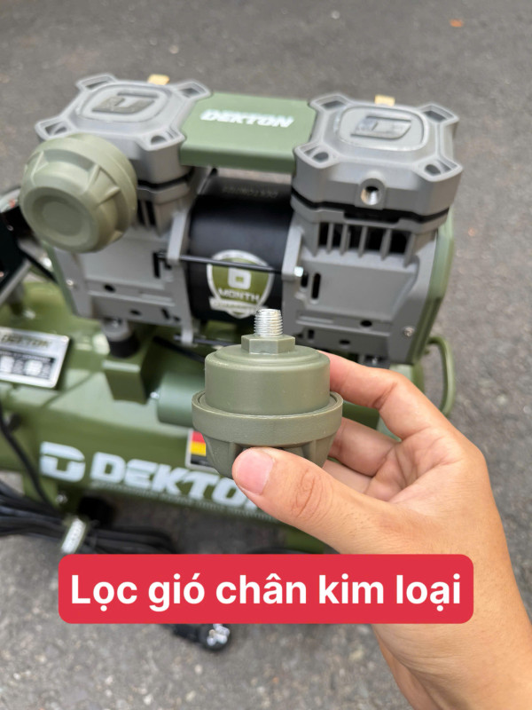 Máy nén khí không dầu 23L DEKTON DK-AC3925XPLUS (CS 1350W)