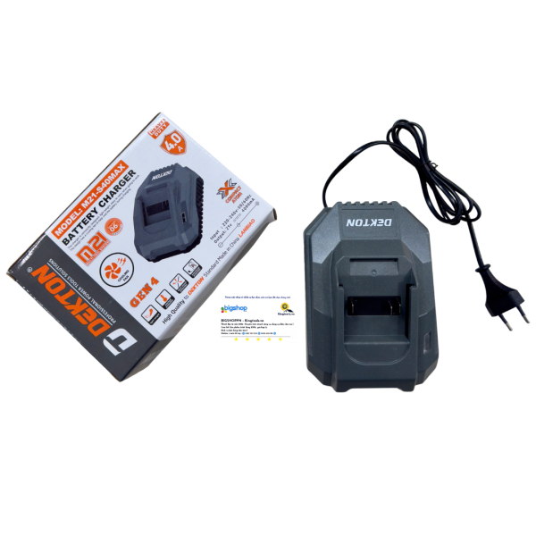 Sạc pin nhanh 21V/4.0Ah DEKTON M21-S40MAX