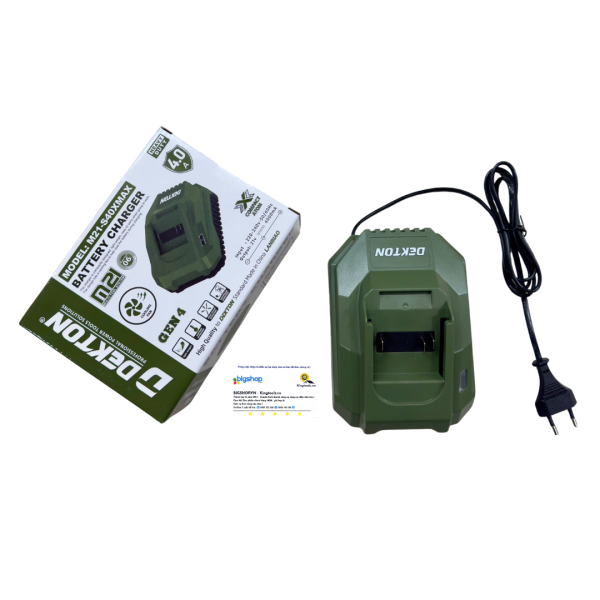 Sạc pin nhanh 21V/4.0Ah DEKTON M21-S40XMAX