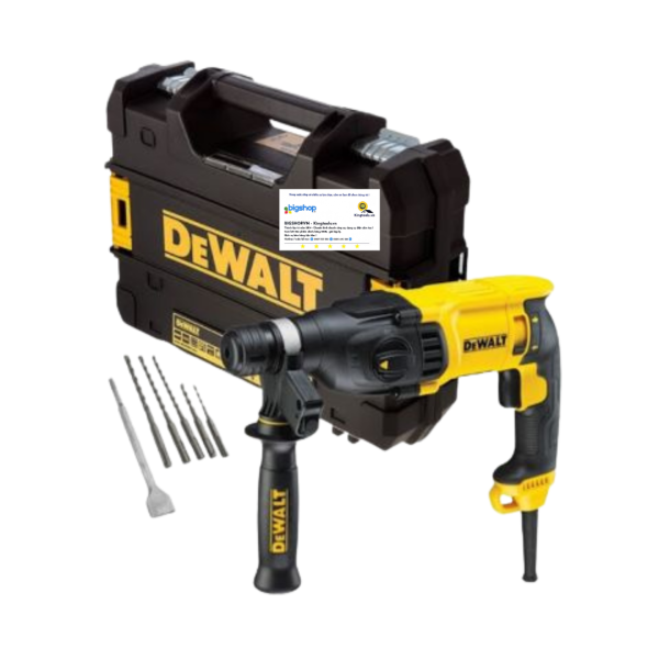 Máy khoan búa cầm tay Dewalt D25144KA-B1 (CS 900W, 3 chức năng)