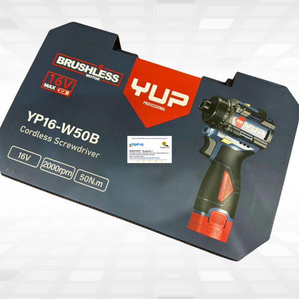 Máy siết vít trượt dùng pin 16V YUPAI YP16-W50B (2 pin 2.0Ah và 1 sạc)