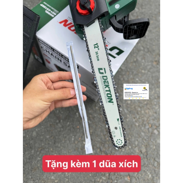 Máy cưa xích dùng pin 21V Dekton M21-CX12CP (12 inch, Chưa bao gồm pin, sạc)